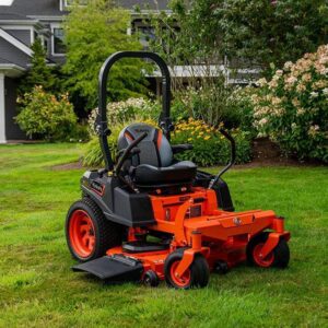zero turn lawn mower orange