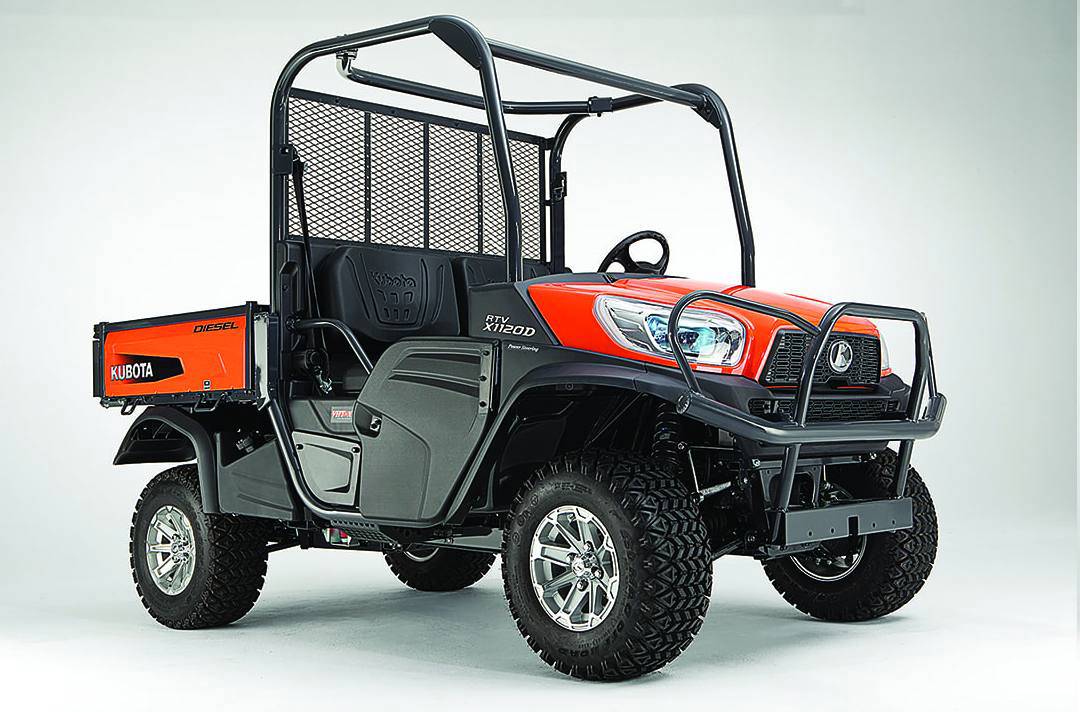 side by side orange kubota