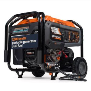 2025 Generac Portable Generator, 7500W