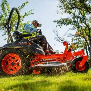 orange zero turn lawn mower