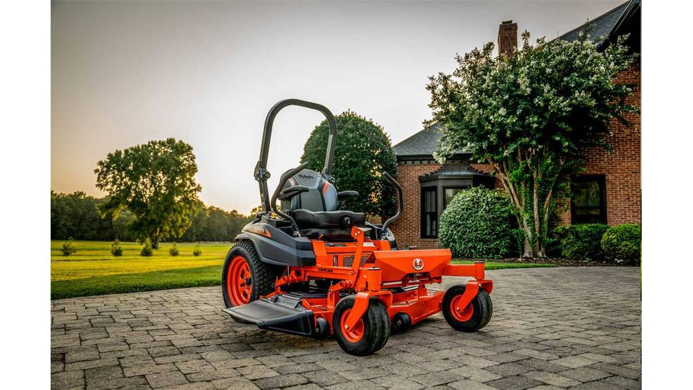 orange zero turn lawn mower