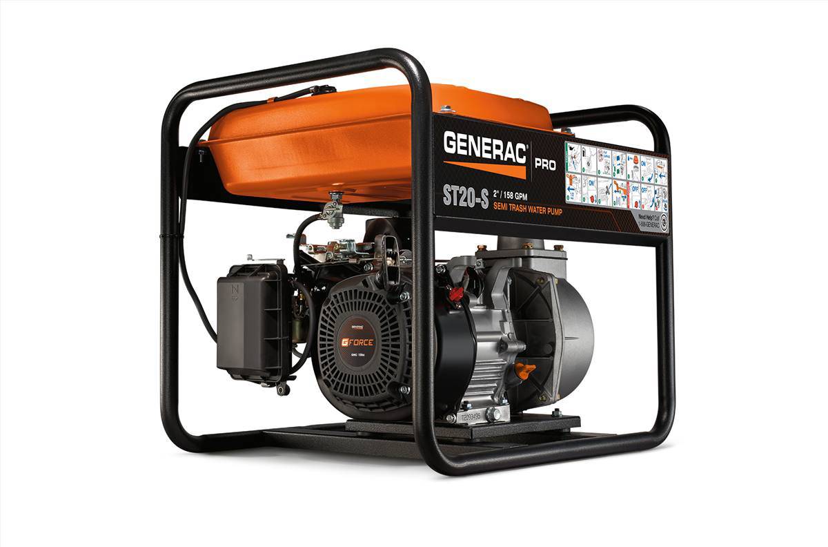 2024 Generac 2" Semi-Trash Water Pump #6919