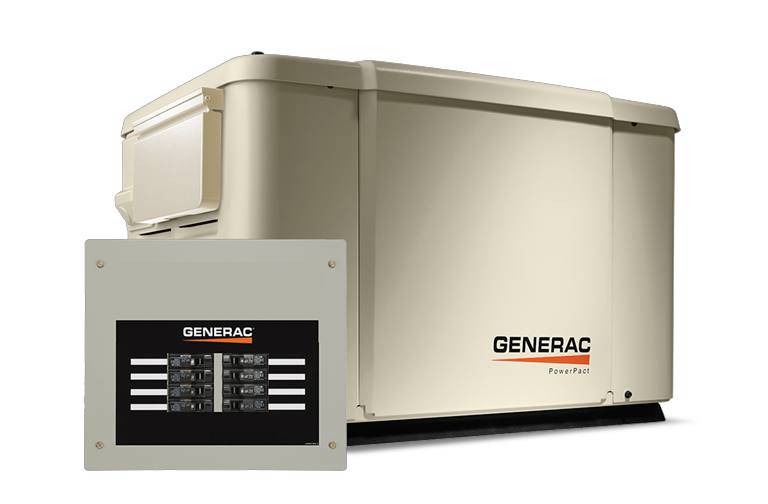 2024 Generac PowerPact 7.5kW Backup Generator Model #6998