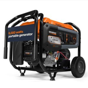 2025 Generac Portable Generator, 8000