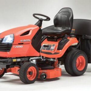 ride on lawn mower orange kubota
